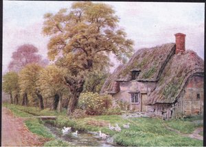 The Brook, Steventon, fra The Cottages and the Village Life of Rural England udgivet af Dent & Sons Limited, 1912